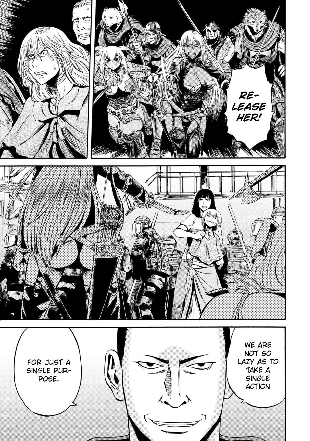 Gate – Jietai Kare No Chi Nite, Kaku Tatakeri Chapter 139 - Page 35 in English