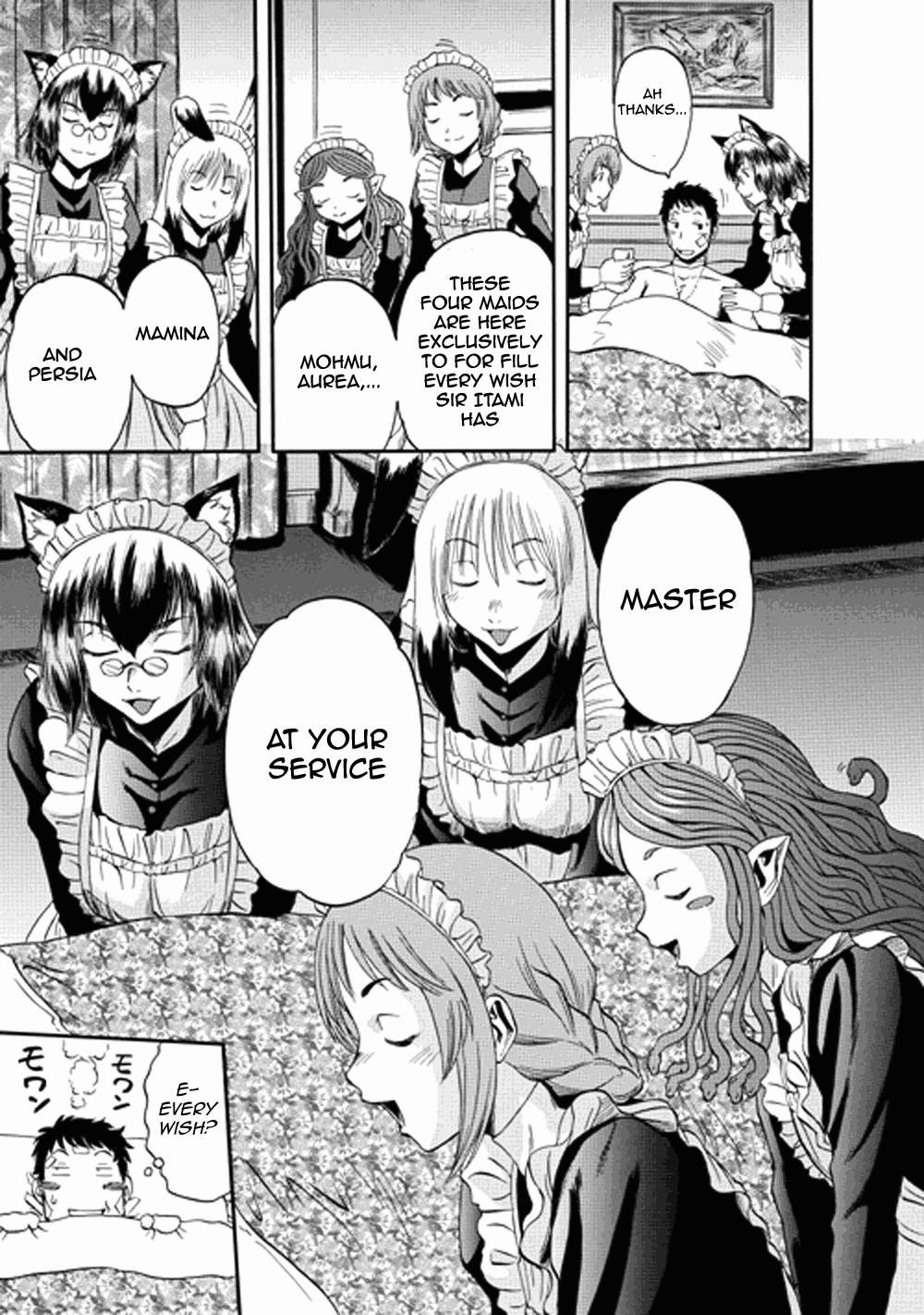 Gate – Jietai Kare No Chi Nite, Kaku Tatakeri Chapter 14 - Page 12 in English