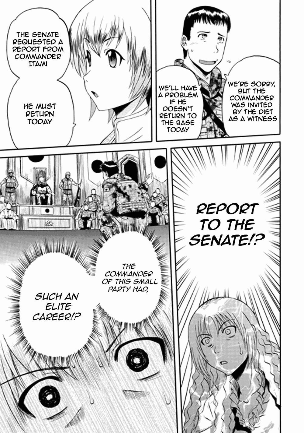 Gate – Jietai Kare No Chi Nite, Kaku Tatakeri Chapter 14 - Page 34 in English