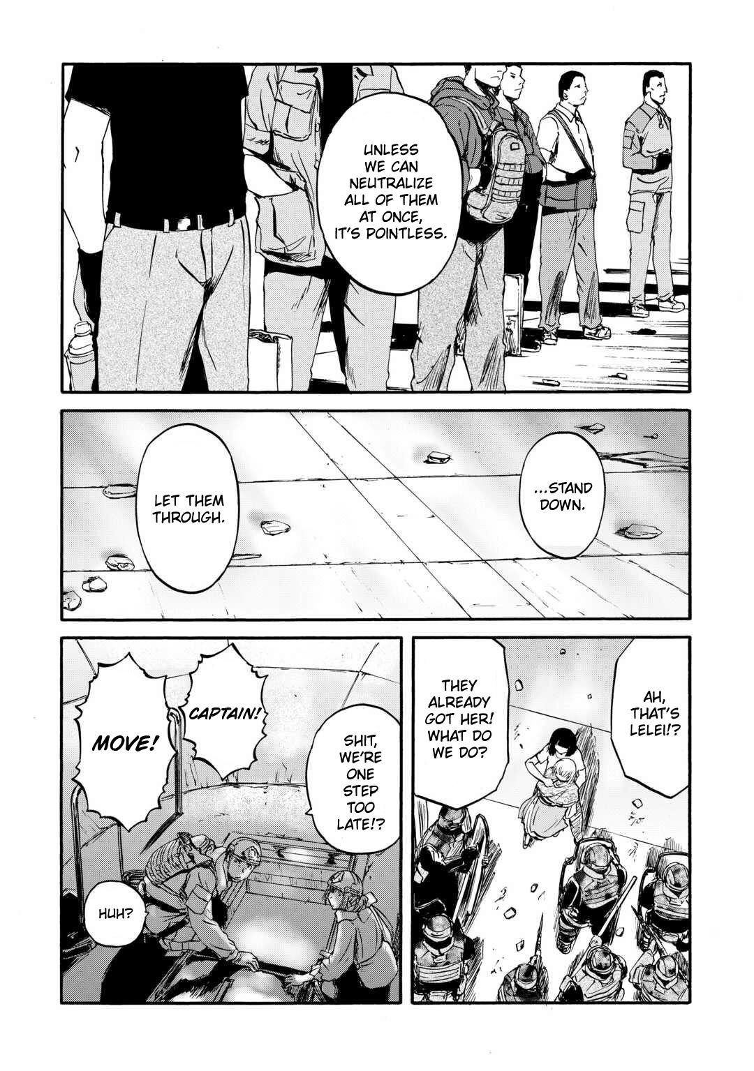 Gate – Jietai Kare No Chi Nite, Kaku Tatakeri Chapter 140 - Page 15 in English