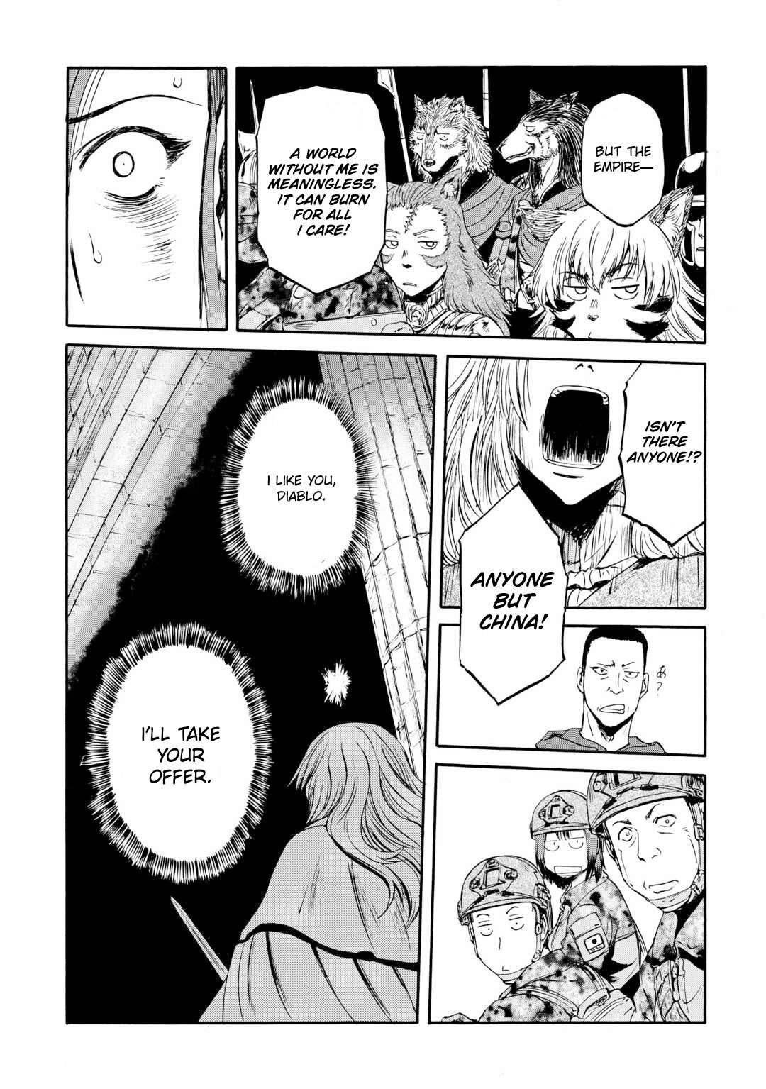 Gate – Jietai Kare No Chi Nite, Kaku Tatakeri Chapter 140 - Page 34 in English