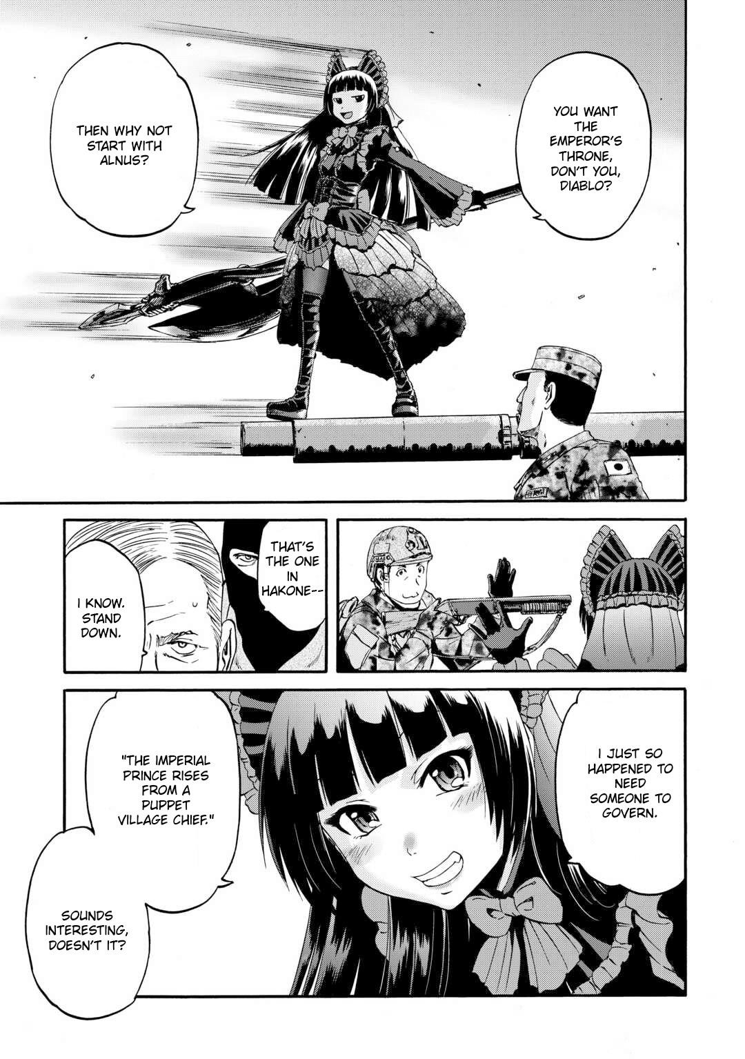Gate – Jietai Kare No Chi Nite, Kaku Tatakeri Chapter 140 - Page 36 in English