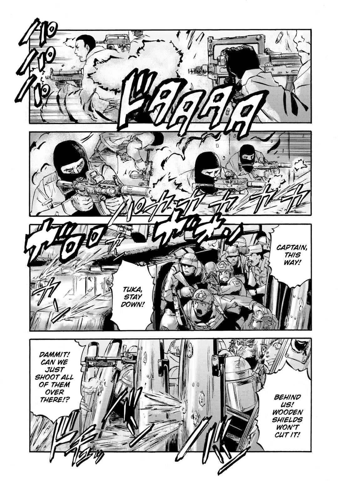 Gate – Jietai Kare No Chi Nite, Kaku Tatakeri Chapter 140 - Page 42 in English