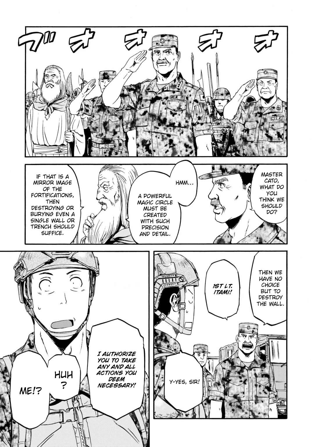 Gate – Jietai Kare No Chi Nite, Kaku Tatakeri Chapter 142 - Page 12 in English
