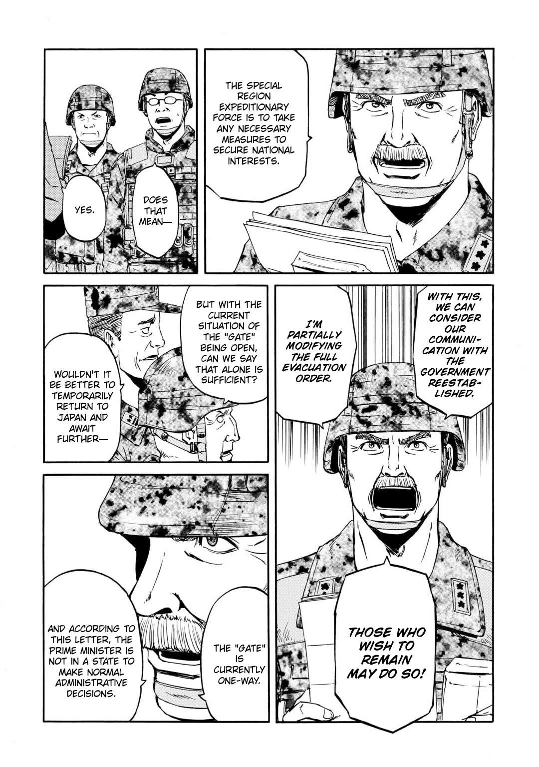 Gate – Jietai Kare No Chi Nite, Kaku Tatakeri Chapter 142 - Page 20 in English