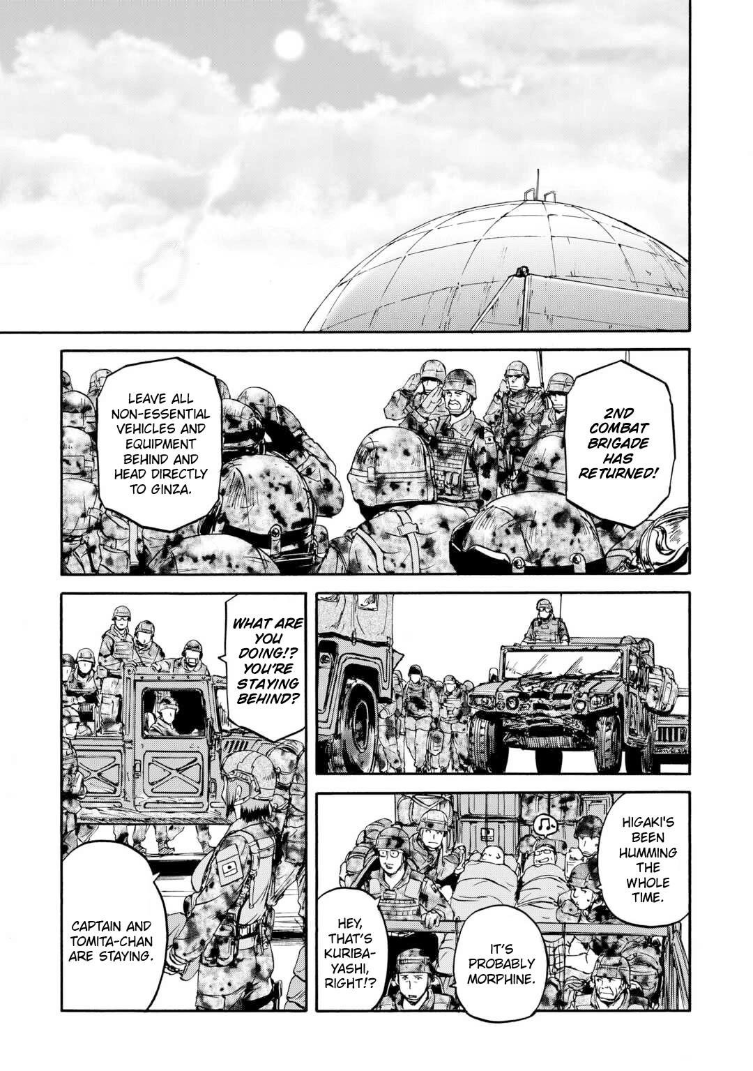 Gate – Jietai Kare No Chi Nite, Kaku Tatakeri Chapter 142 - Page 22 in English