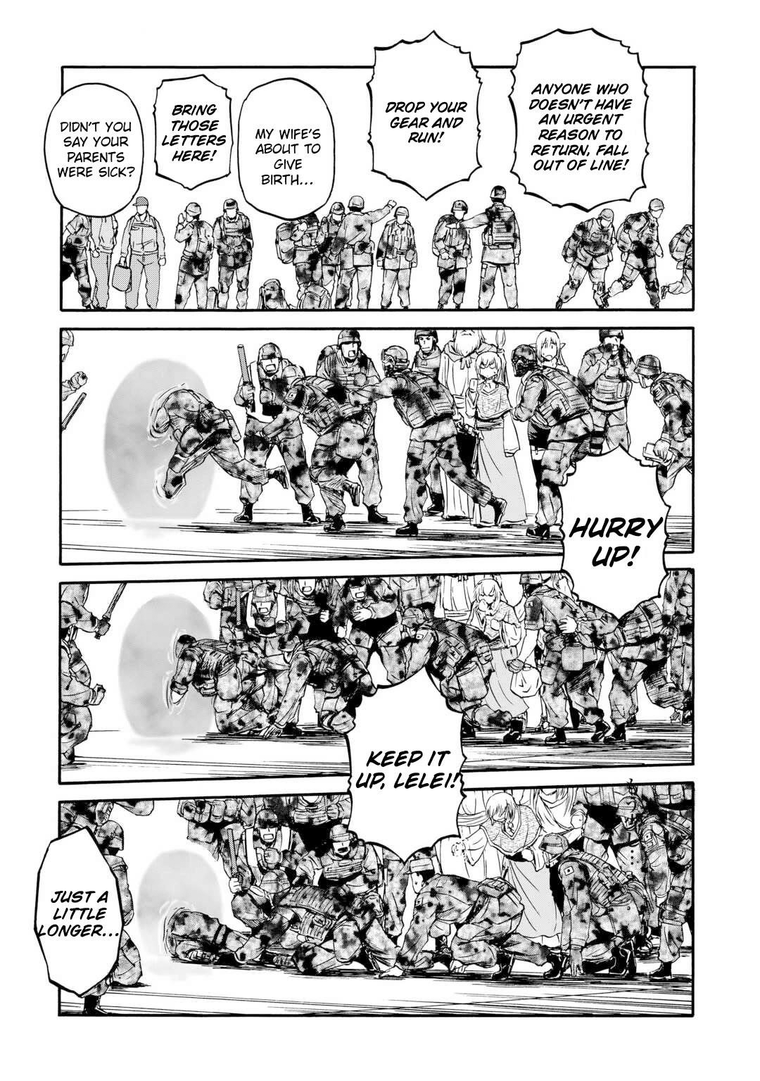 Gate – Jietai Kare No Chi Nite, Kaku Tatakeri Chapter 142 - Page 32 in English