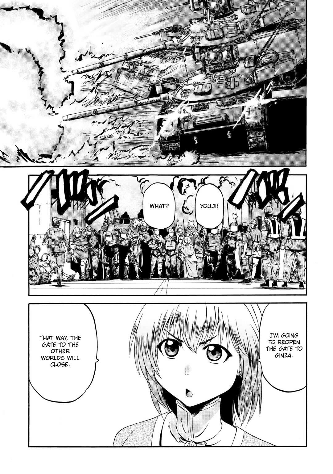 Gate – Jietai Kare No Chi Nite, Kaku Tatakeri Chapter 142 - Page 8 in English