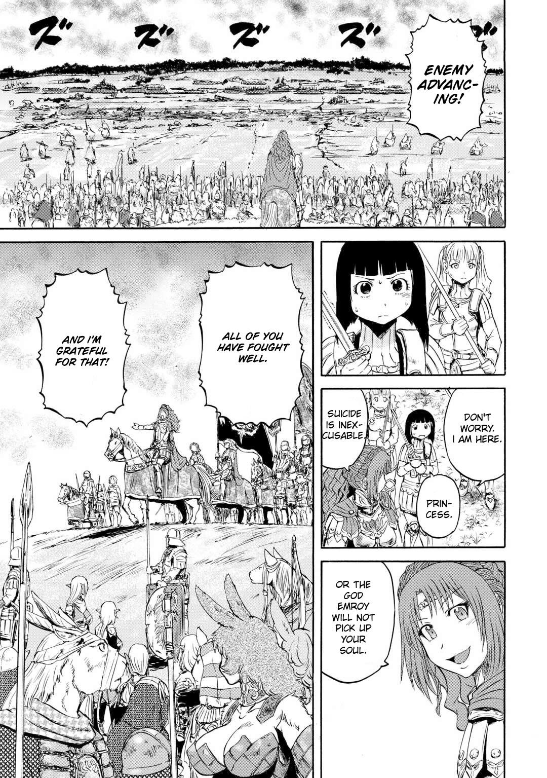 Gate – Jietai Kare No Chi Nite, Kaku Tatakeri Chapter 143.1 - Page 44 in English