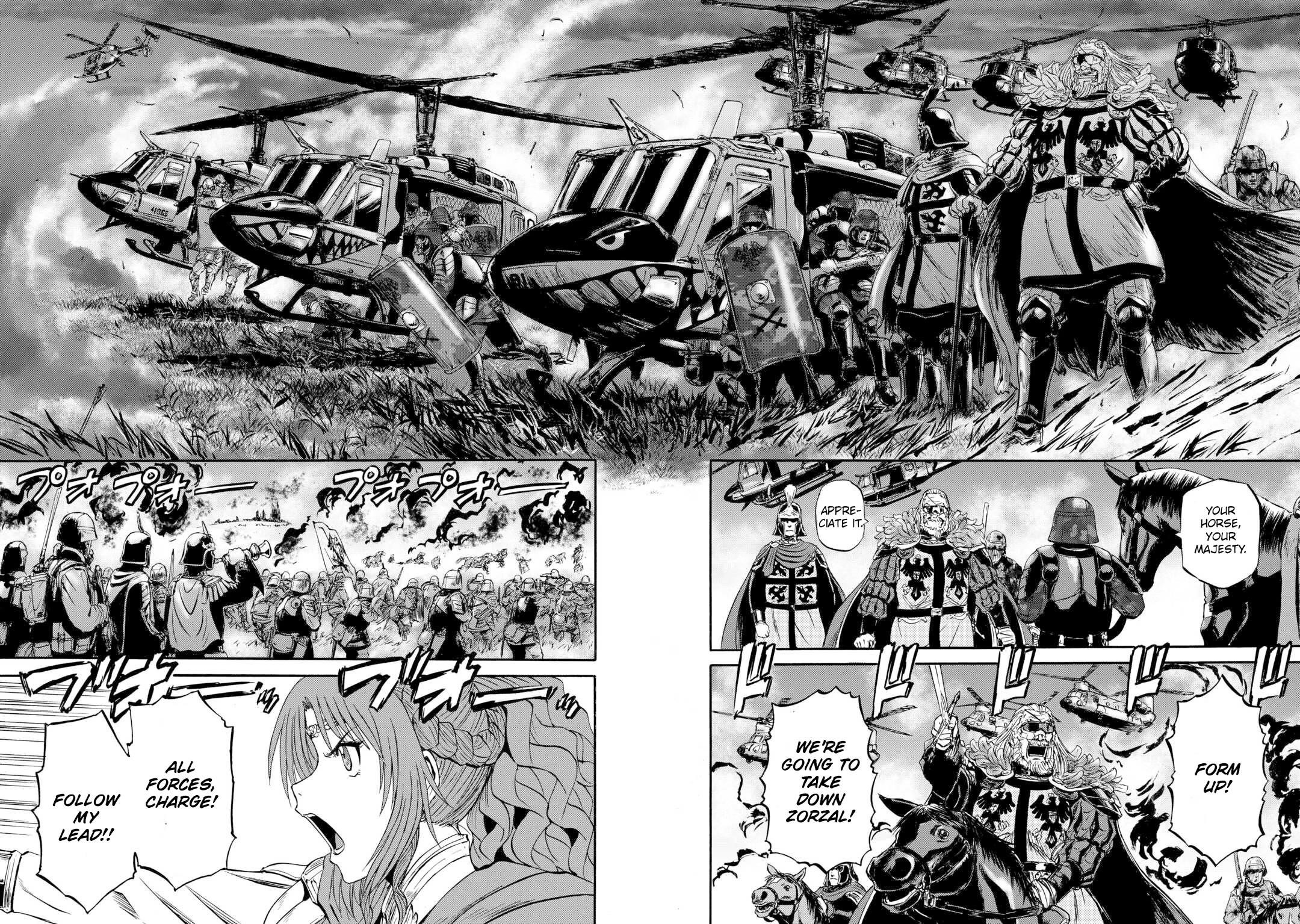 Gate – Jietai Kare No Chi Nite, Kaku Tatakeri Chapter 143.2 - Page 10 in English