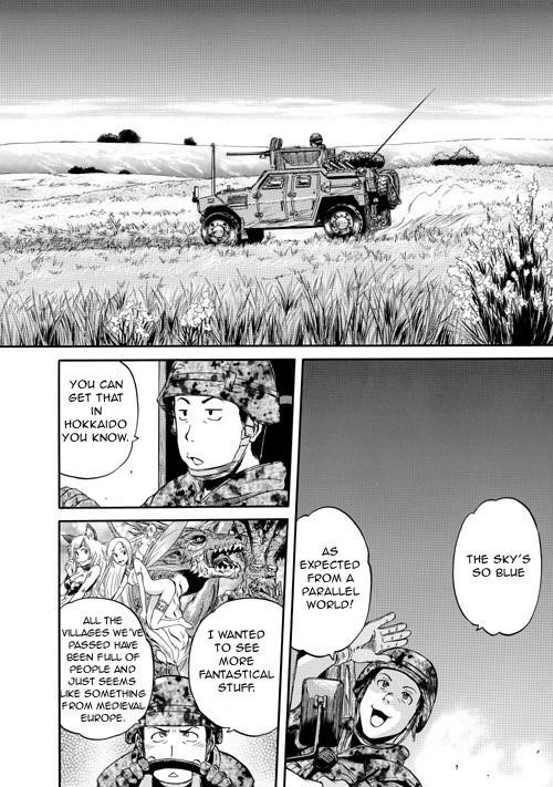 Gate – Jietai Kare No Chi Nite, Kaku Tatakeri Chapter 2 - Page 10 in English