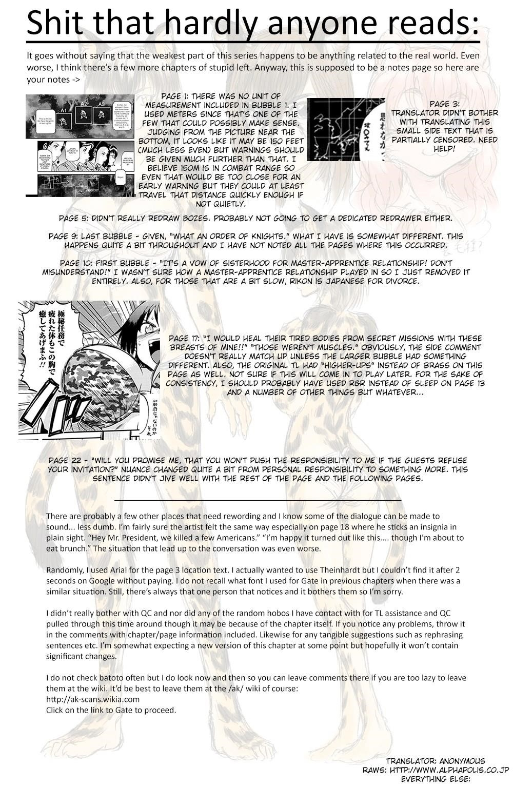 Gate – Jietai Kare No Chi Nite, Kaku Tatakeri Chapter 21 - Page 27 in English