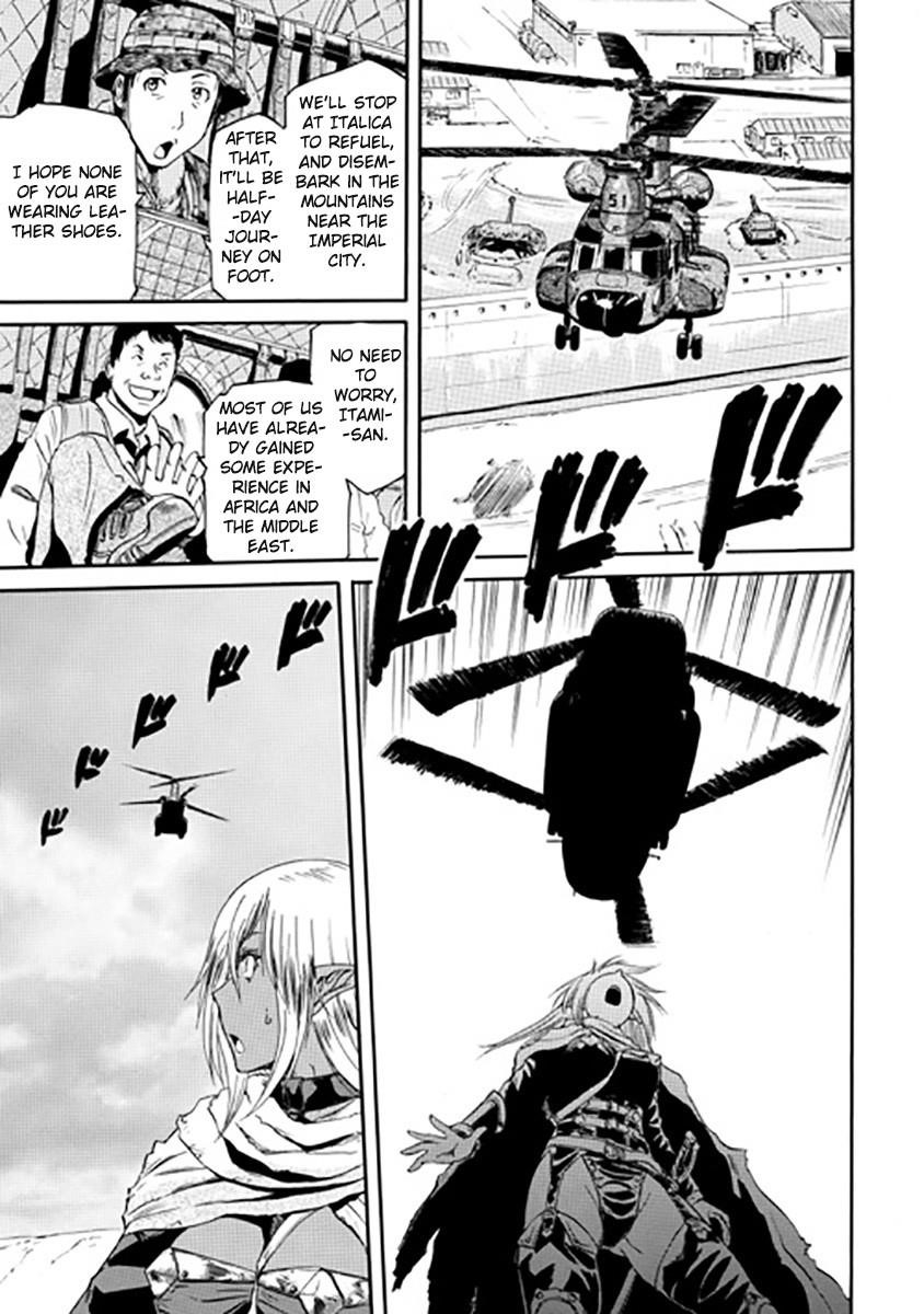 Gate – Jietai Kare No Chi Nite, Kaku Tatakeri Chapter 27 - Page 32 in English