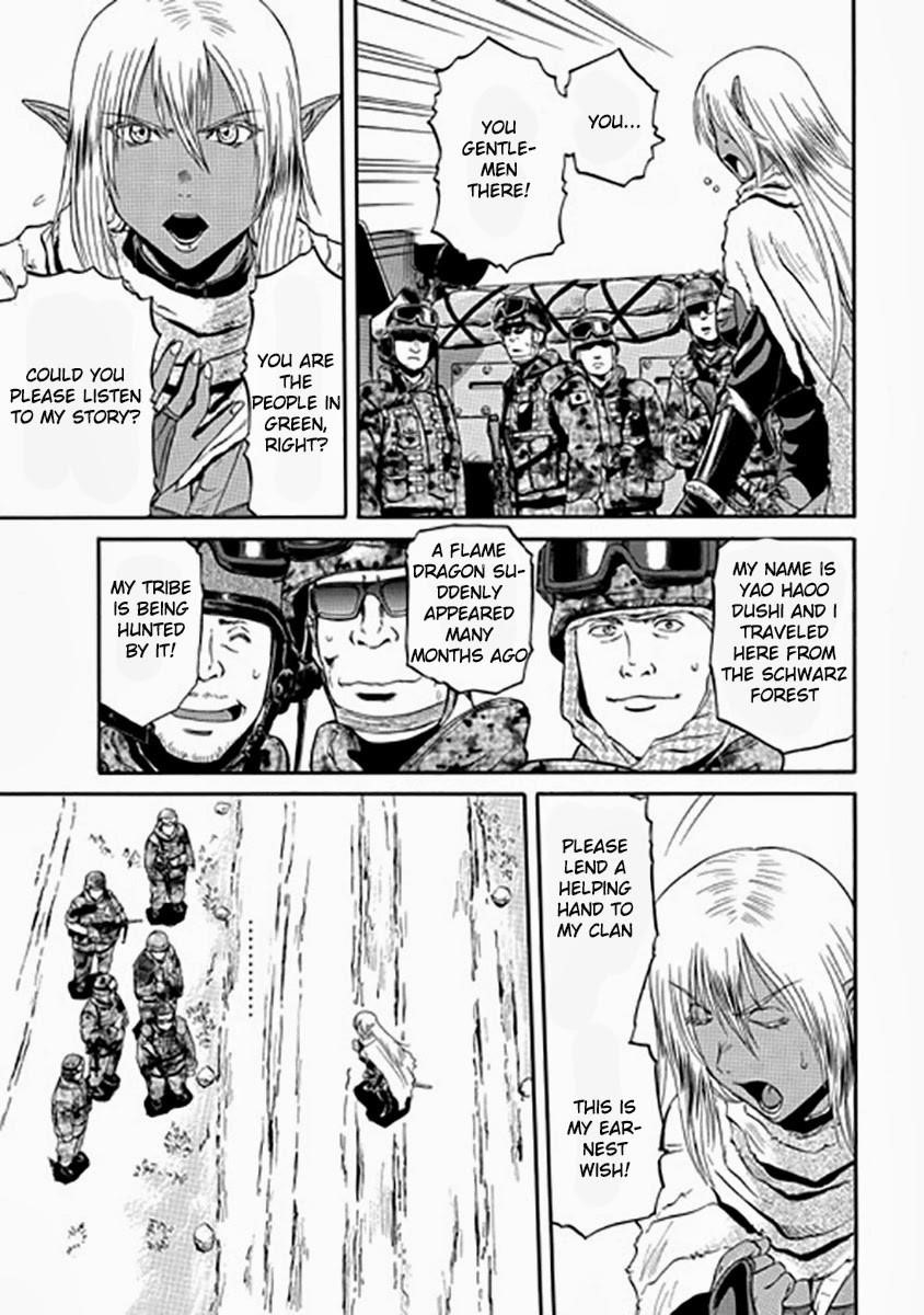 Gate – Jietai Kare No Chi Nite, Kaku Tatakeri Chapter 28 - Page 4 in English