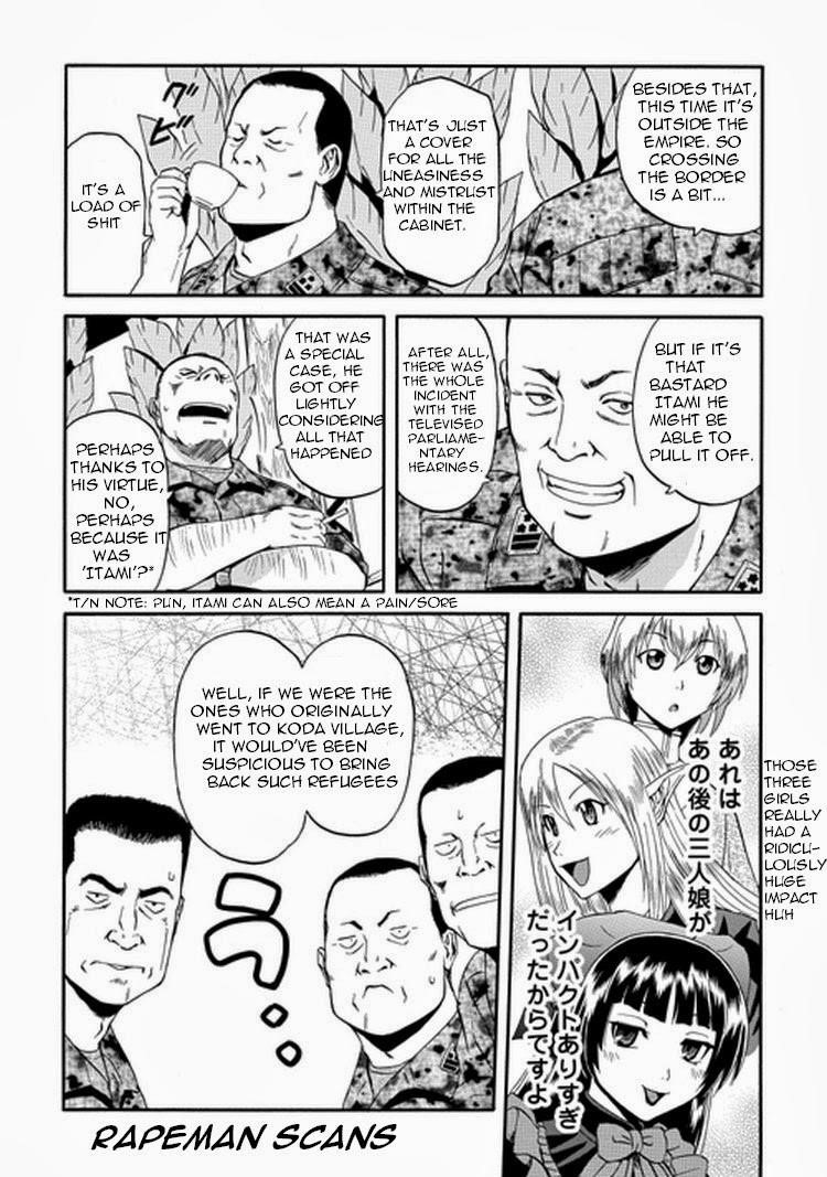 Gate – Jietai Kare No Chi Nite, Kaku Tatakeri Chapter 29 - Page 14 in English