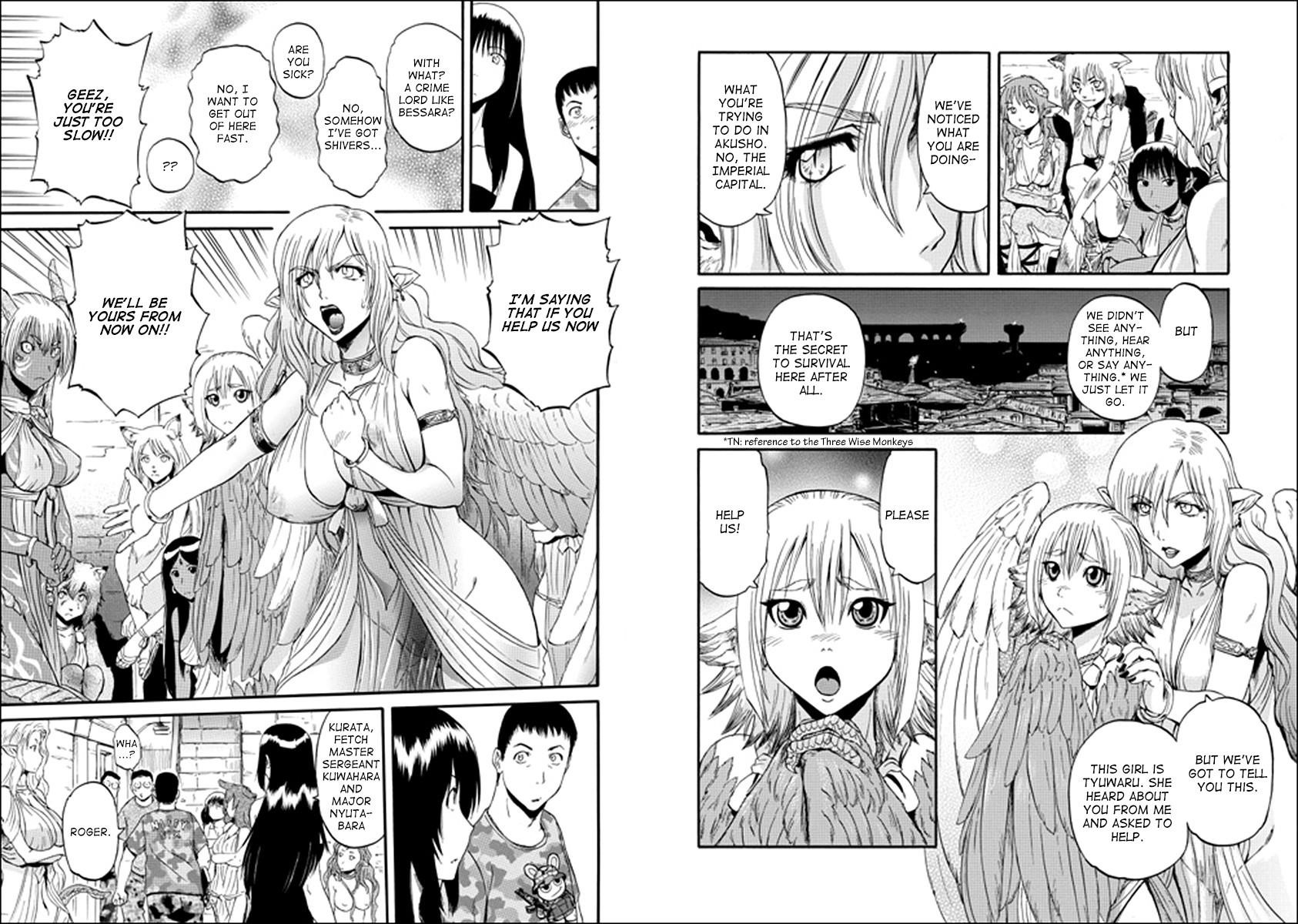 Gate – Jietai Kare No Chi Nite, Kaku Tatakeri Chapter 32 - Page 15 in English