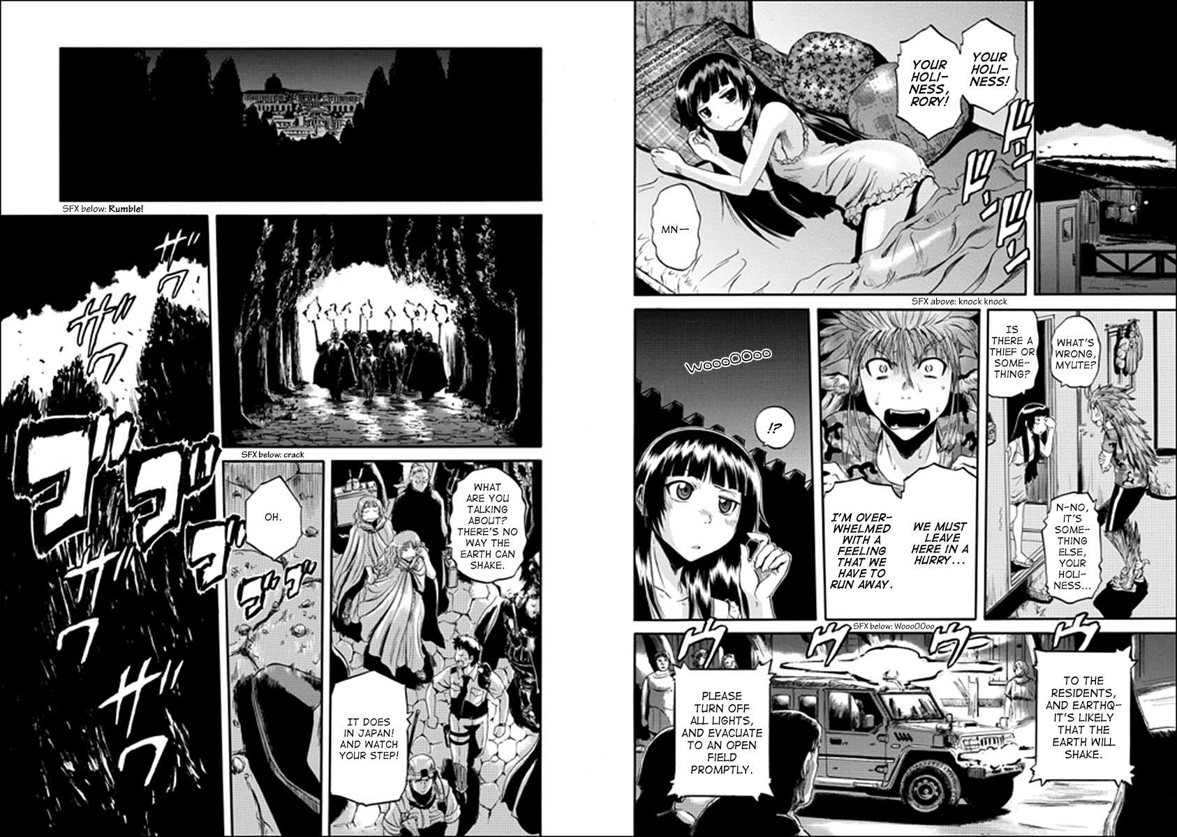 Gate – Jietai Kare No Chi Nite, Kaku Tatakeri Chapter 32 - Page 17 in English