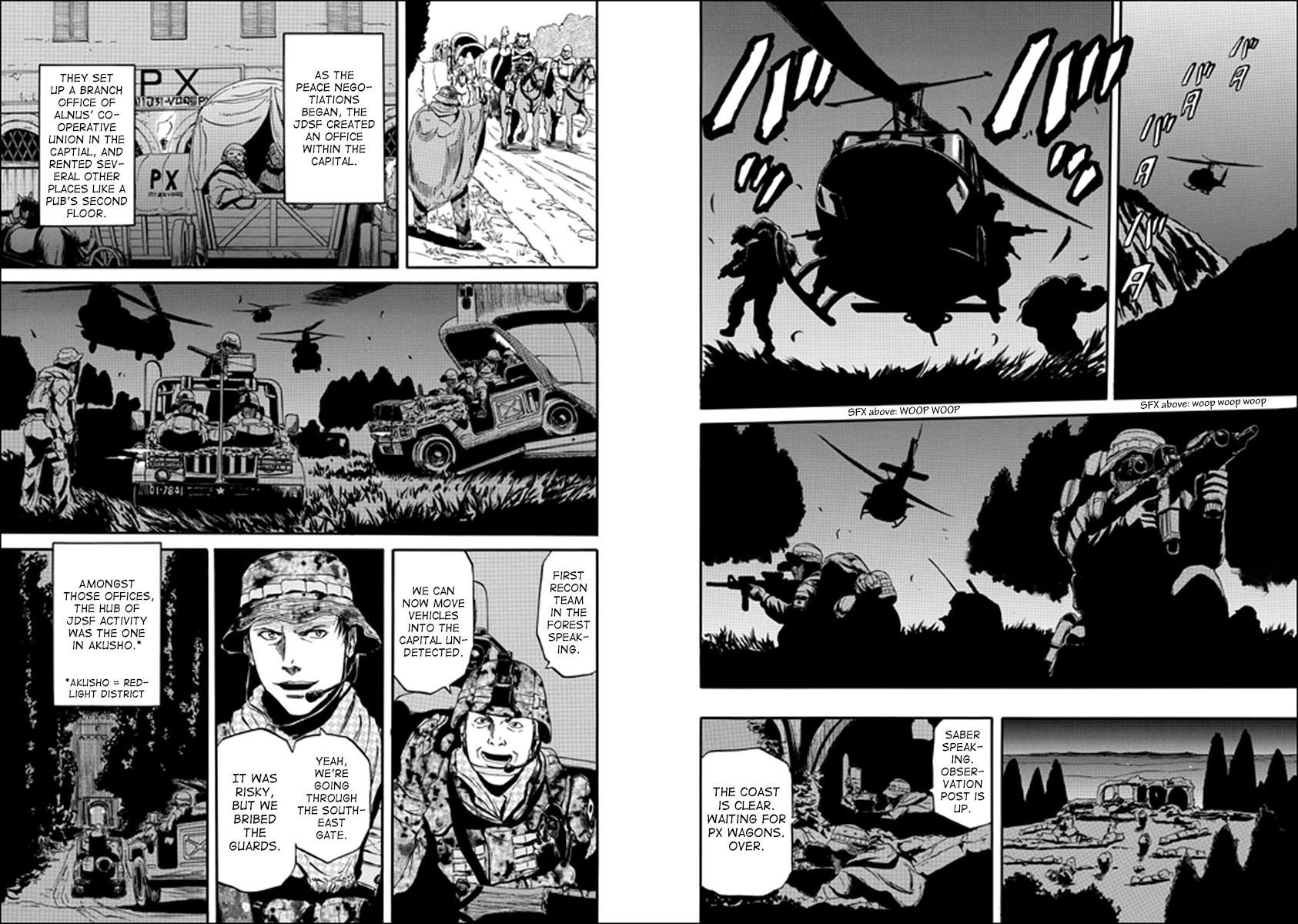 Gate – Jietai Kare No Chi Nite, Kaku Tatakeri Chapter 32 - Page 3 in English