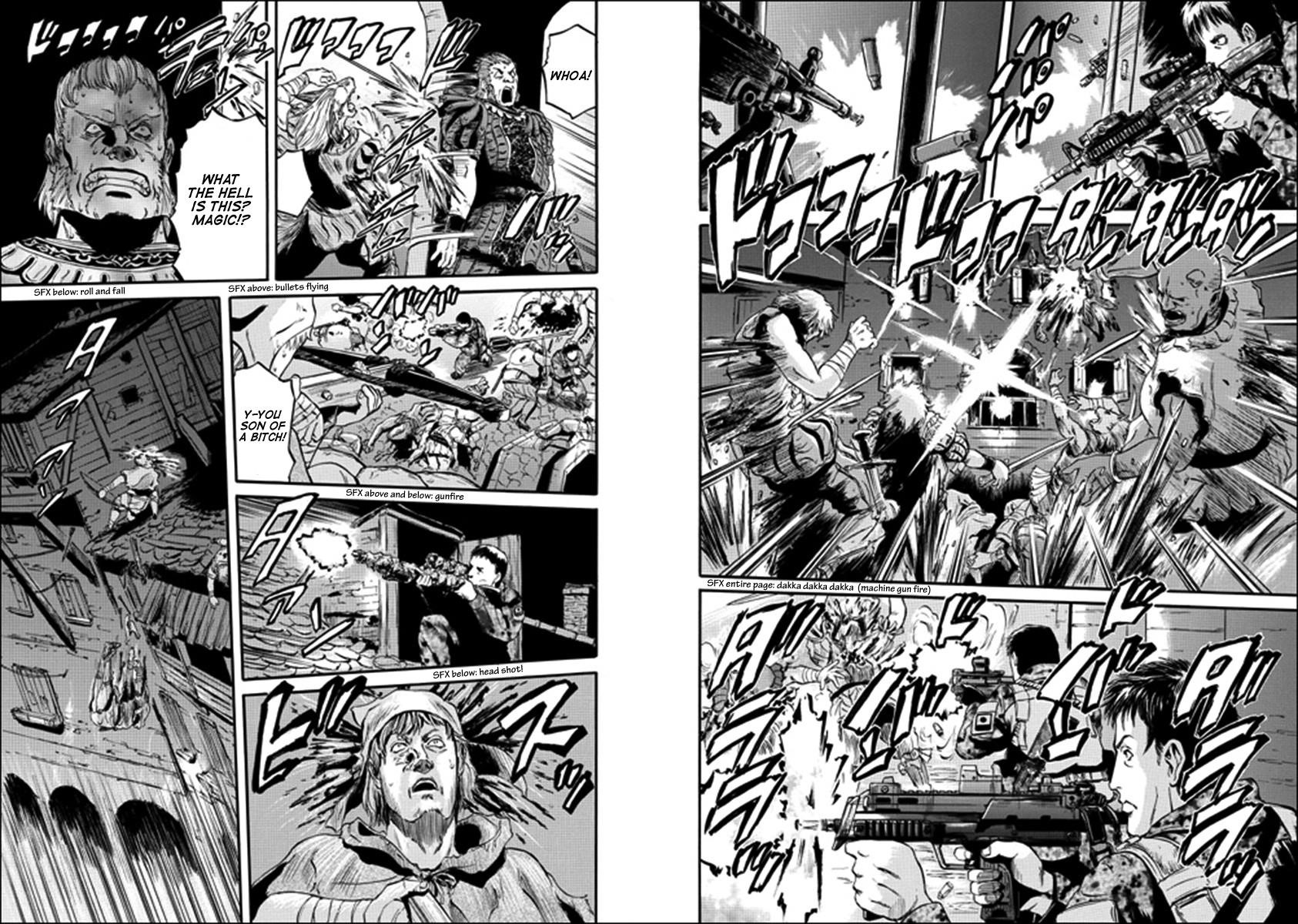 Gate – Jietai Kare No Chi Nite, Kaku Tatakeri Chapter 32 - Page 7 in English