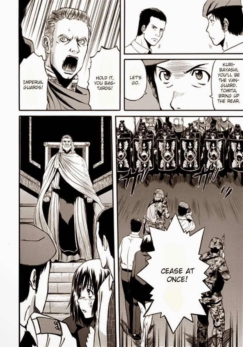 Gate – Jietai Kare No Chi Nite, Kaku Tatakeri Chapter 35 - Page 14 in English