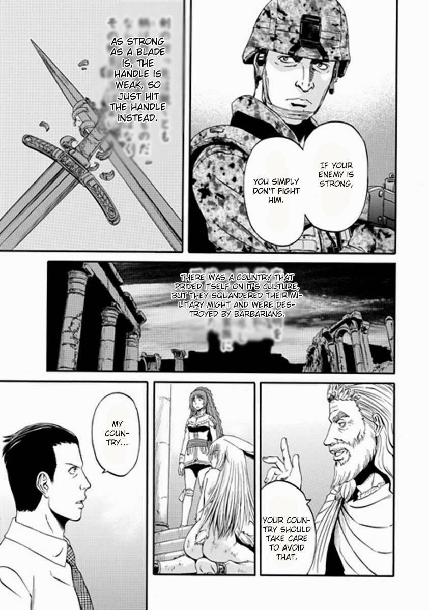 Gate – Jietai Kare No Chi Nite, Kaku Tatakeri Chapter 35 - Page 17 in English