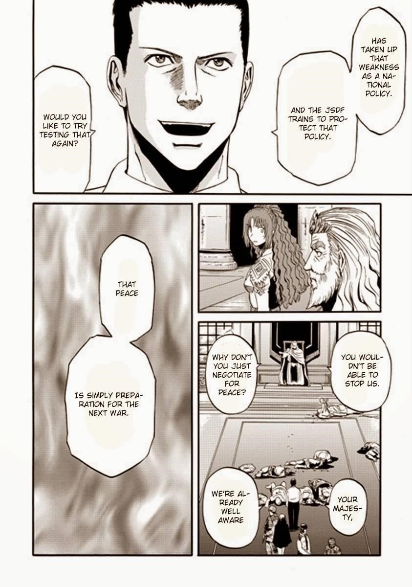 Gate – Jietai Kare No Chi Nite, Kaku Tatakeri Chapter 35 - Page 18 in English