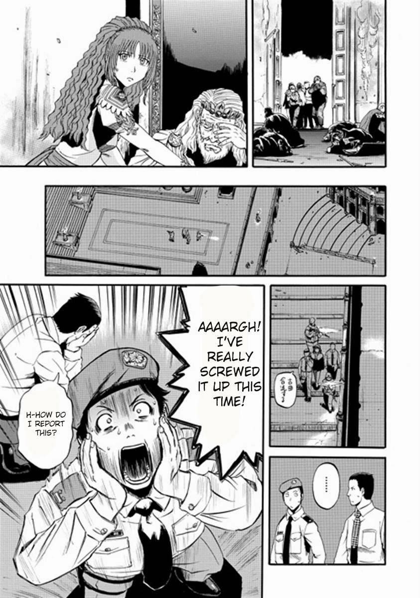 Gate – Jietai Kare No Chi Nite, Kaku Tatakeri Chapter 35 - Page 21 in English