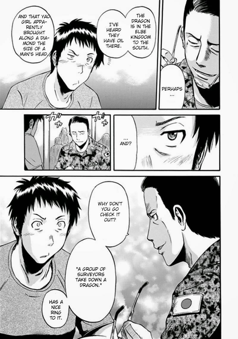 Gate – Jietai Kare No Chi Nite, Kaku Tatakeri Chapter 37 - Page 21 in English