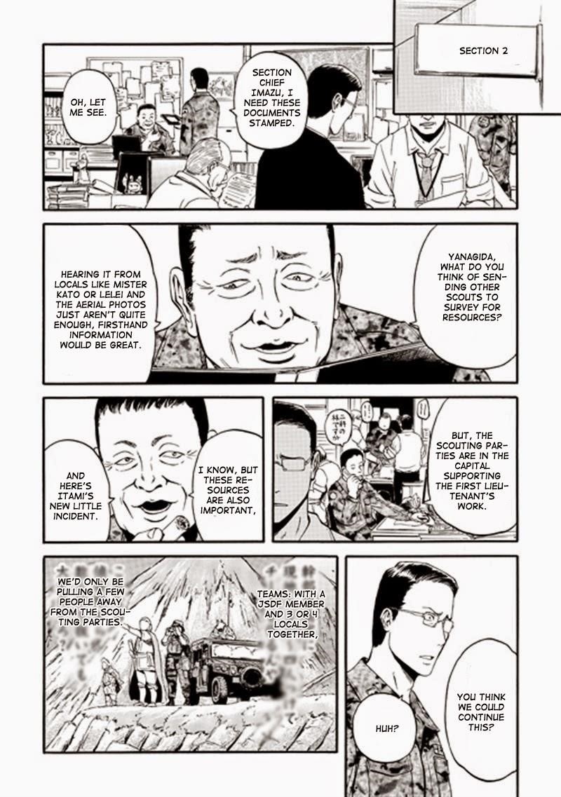 Gate – Jietai Kare No Chi Nite, Kaku Tatakeri Chapter 40 - Page 23 in English