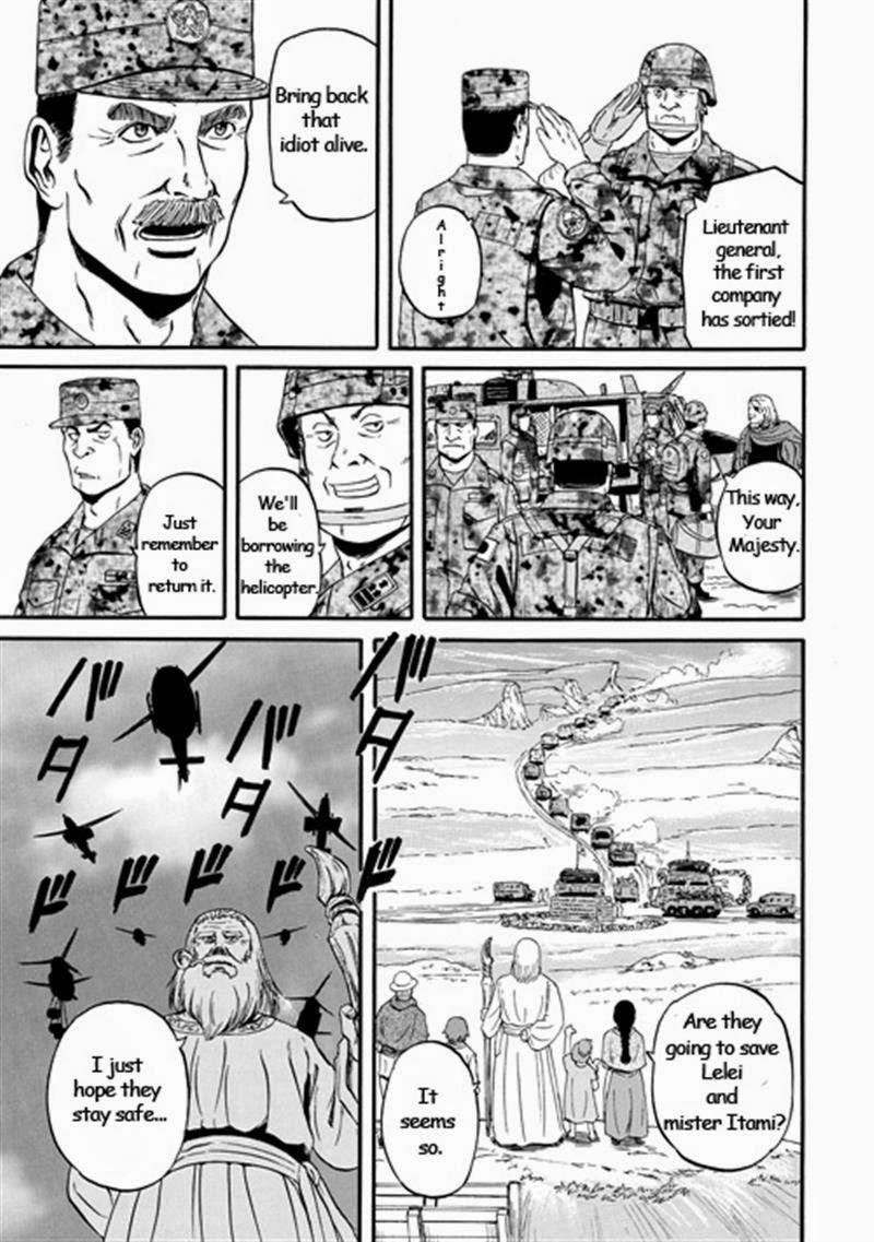 Gate – Jietai Kare No Chi Nite, Kaku Tatakeri Chapter 42 - Page 5 in English