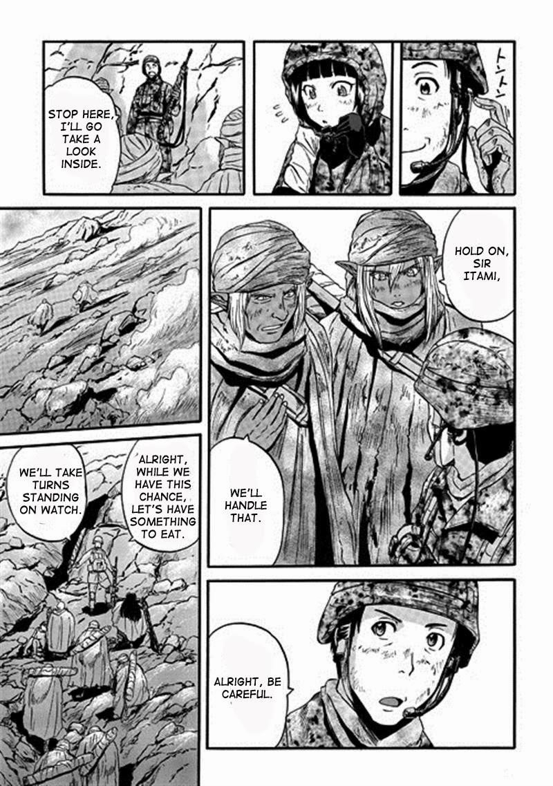 Gate – Jietai Kare No Chi Nite, Kaku Tatakeri Chapter 43 - Page 35 in English