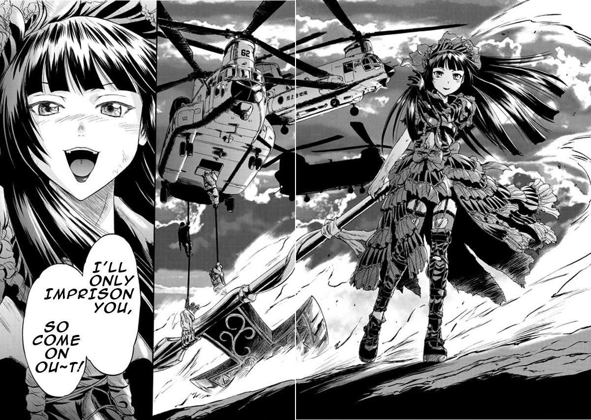 Gate – Jietai Kare No Chi Nite, Kaku Tatakeri Chapter 46 - Page 35 in English