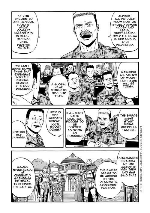 Gate – Jietai Kare No Chi Nite, Kaku Tatakeri Chapter 55 - Page 9 in English