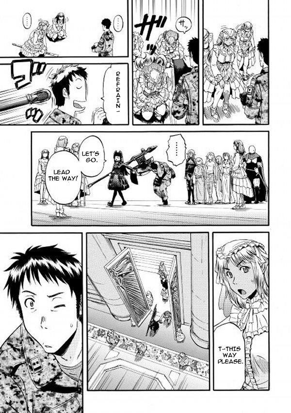 Gate – Jietai Kare No Chi Nite, Kaku Tatakeri Chapter 57 - Page 18 in English