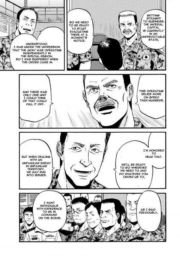 Gate – Jietai Kare No Chi Nite, Kaku Tatakeri Chapter 61.1 - Page 6 in English