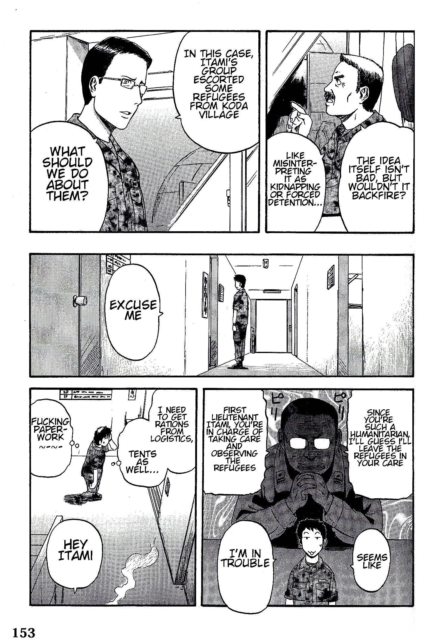Gate – Jietai Kare No Chi Nite, Kaku Tatakeri Chapter 7 - Page 11 in English