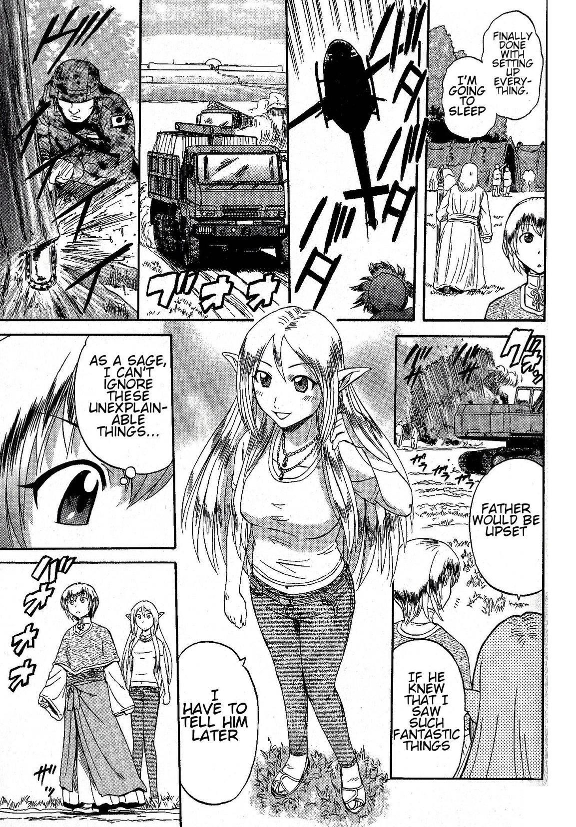 Gate – Jietai Kare No Chi Nite, Kaku Tatakeri Chapter 7 - Page 17 in English
