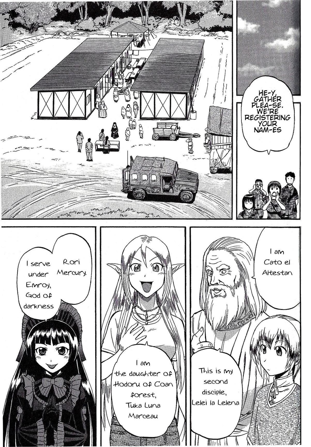 Gate – Jietai Kare No Chi Nite, Kaku Tatakeri Chapter 7 - Page 19 in English