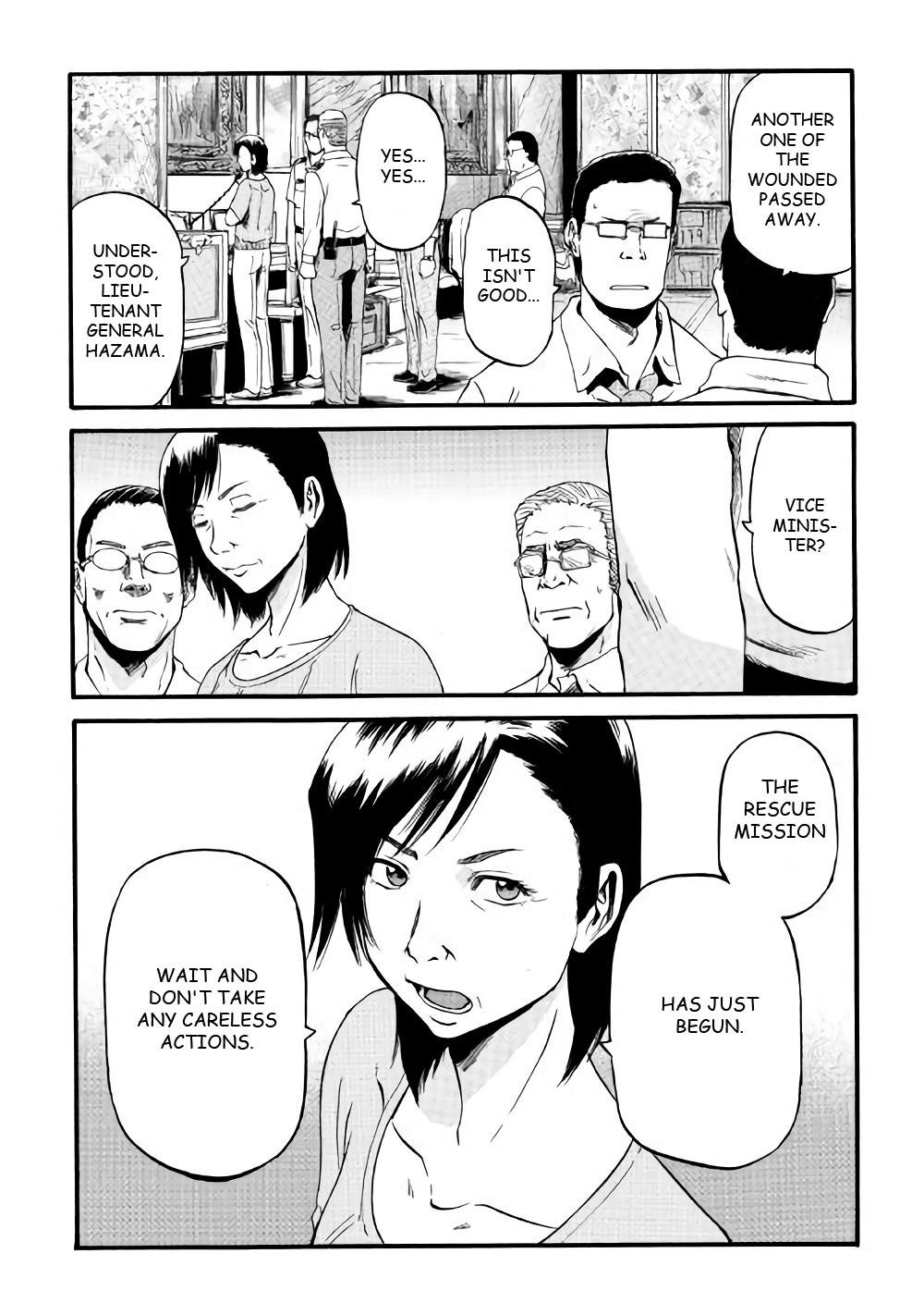 Gate – Jietai Kare No Chi Nite, Kaku Tatakeri Chapter 70 - Page 28 in English