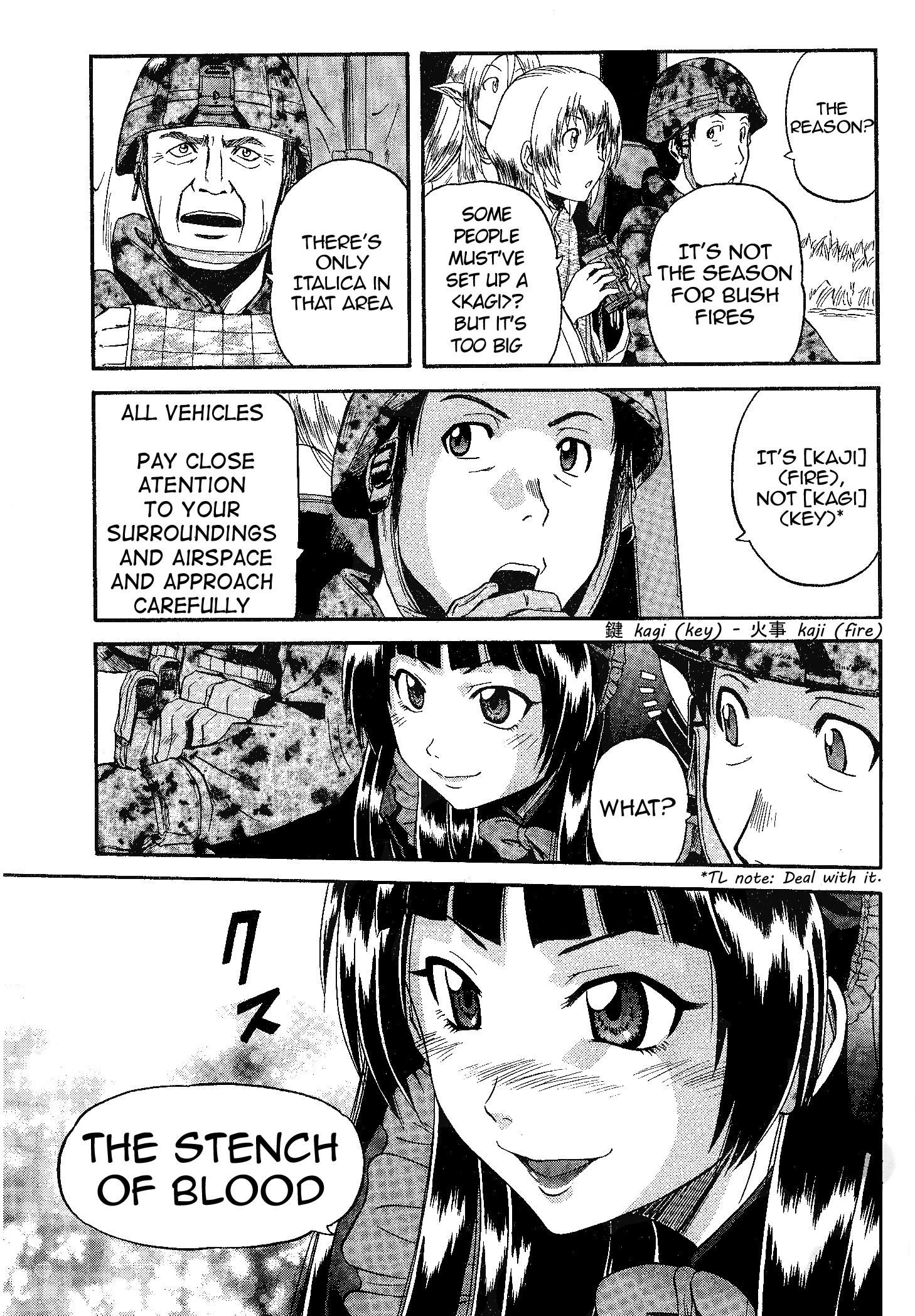 Gate – Jietai Kare No Chi Nite, Kaku Tatakeri Chapter 9 - Page 10 in English