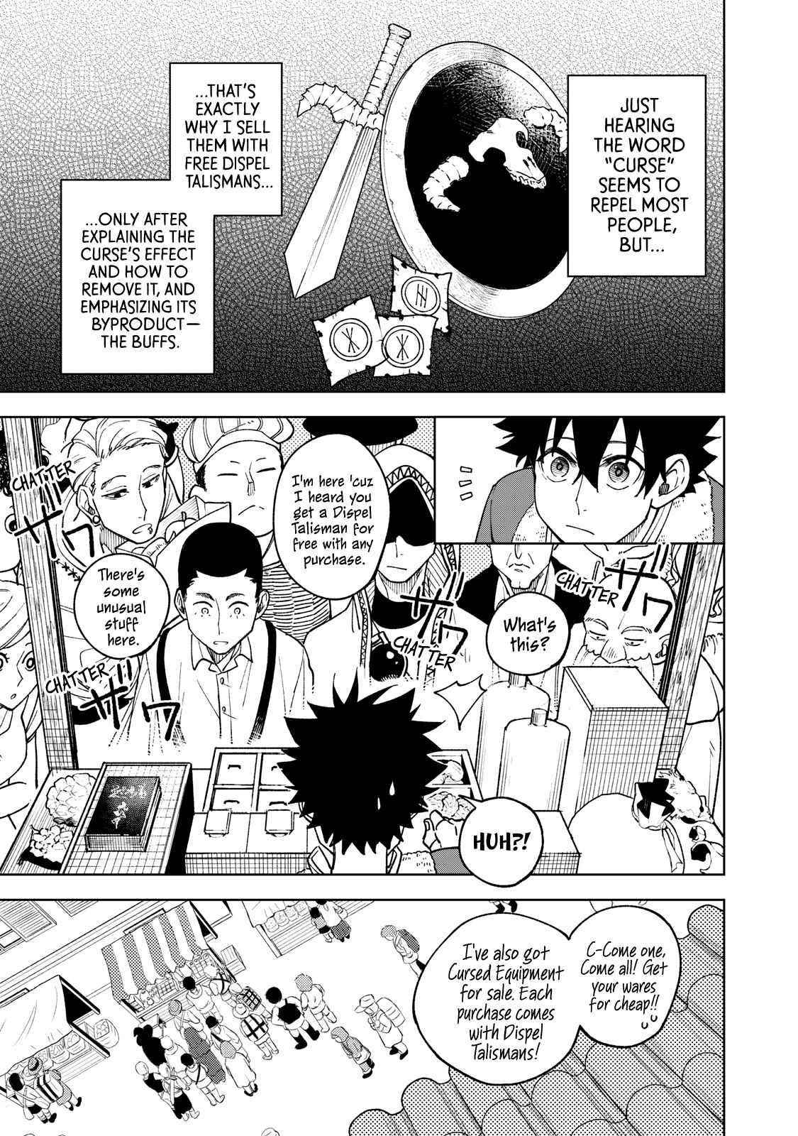 My S-Rank Party Fired Me for Being a Cursificer ~ I Can Only Make “Cursed Items”, but They’re Artifact Class! Chapter 2 - Page 18 in English