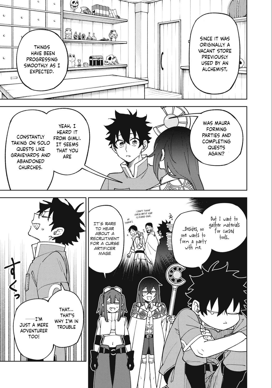 My S-Rank Party Fired Me for Being a Cursificer ~ I Can Only Make “Cursed Items”, but They’re Artifact Class! Chapter 22.2 - Page 9 in English