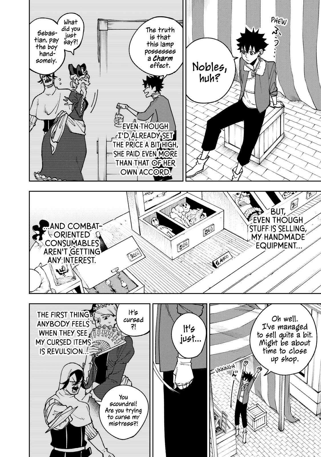 My S-Rank Party Fired Me for Being a Cursificer ~ I Can Only Make “Cursed Items”, but They’re Artifact Class! Chapter 4 - Page 20 in English