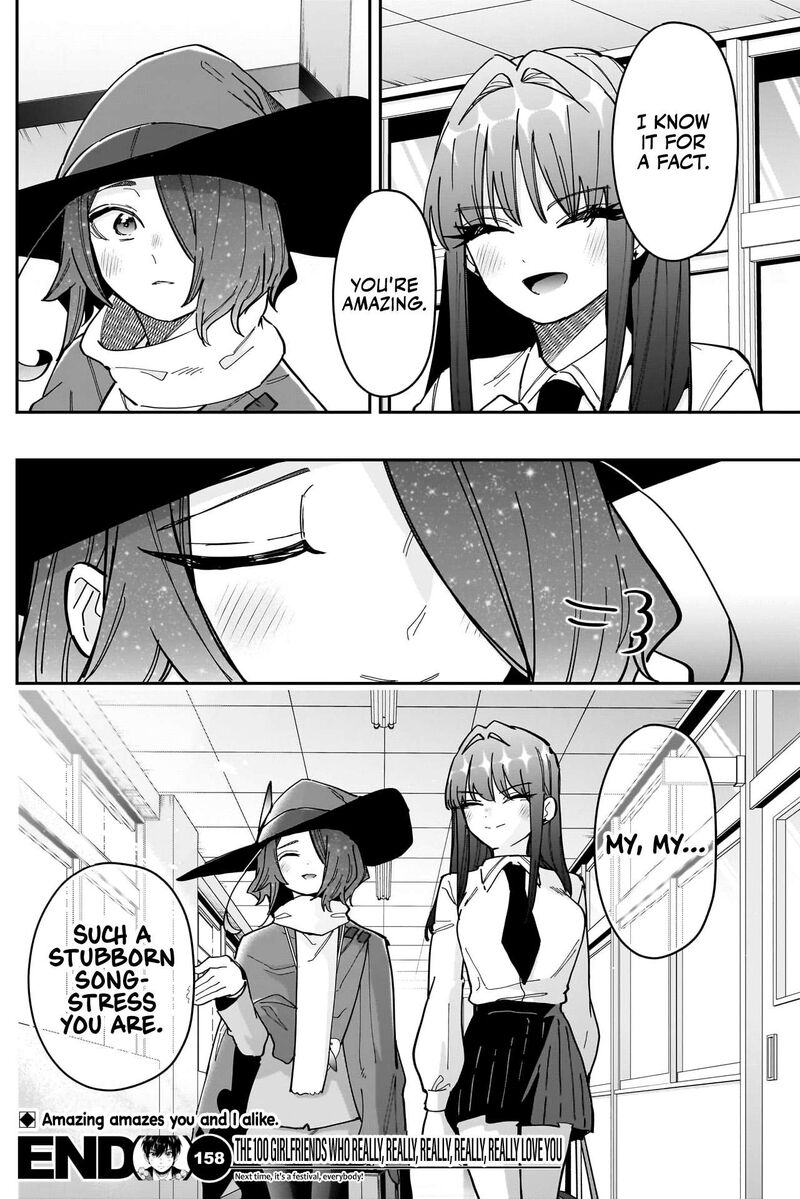 The 100 Girlfriends Who Really, Really, Really, Really, Really Love You Chapter 158 - Page 21 in English