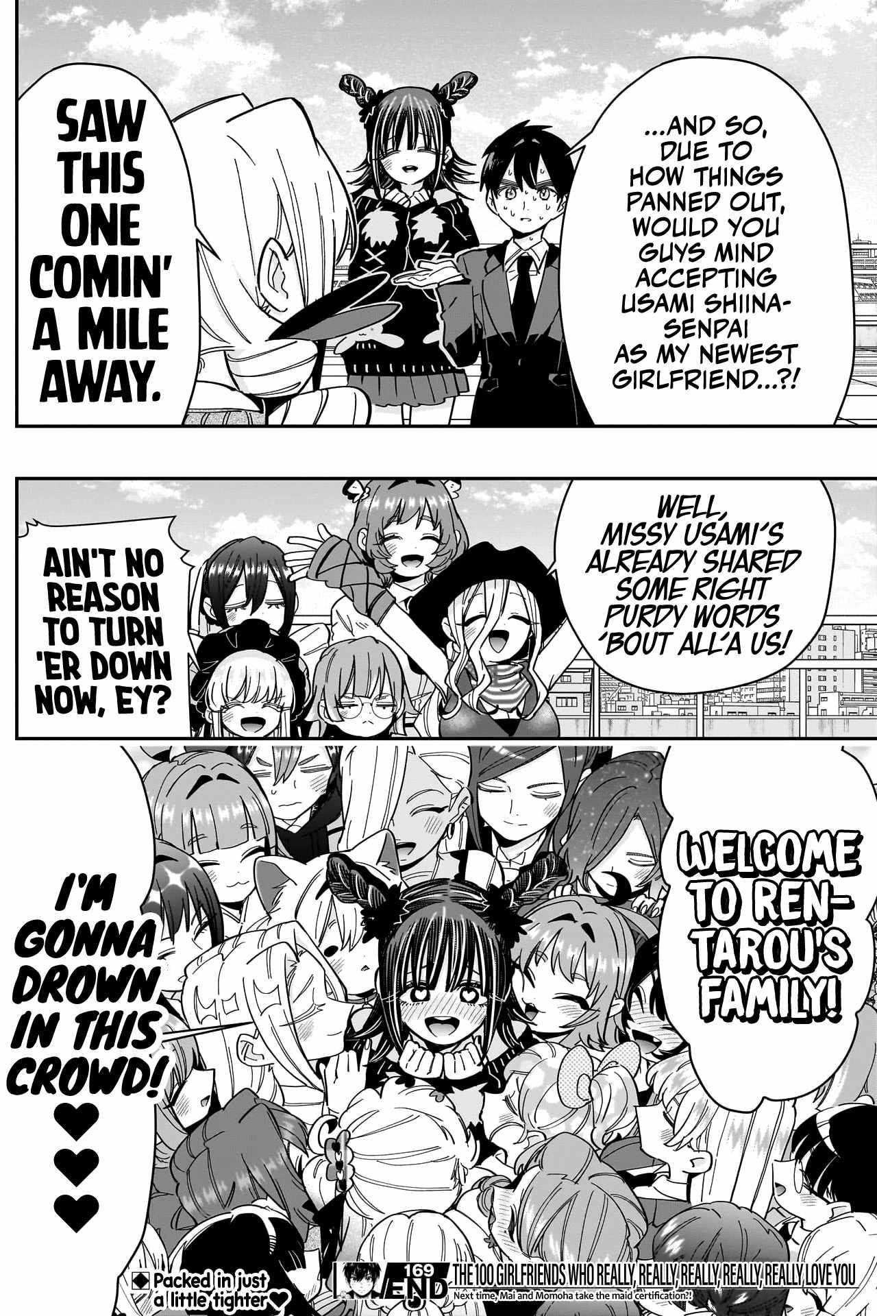 The 100 Girlfriends Who Really, Really, Really, Really, Really Love You Chapter 169 - Page 22 in English