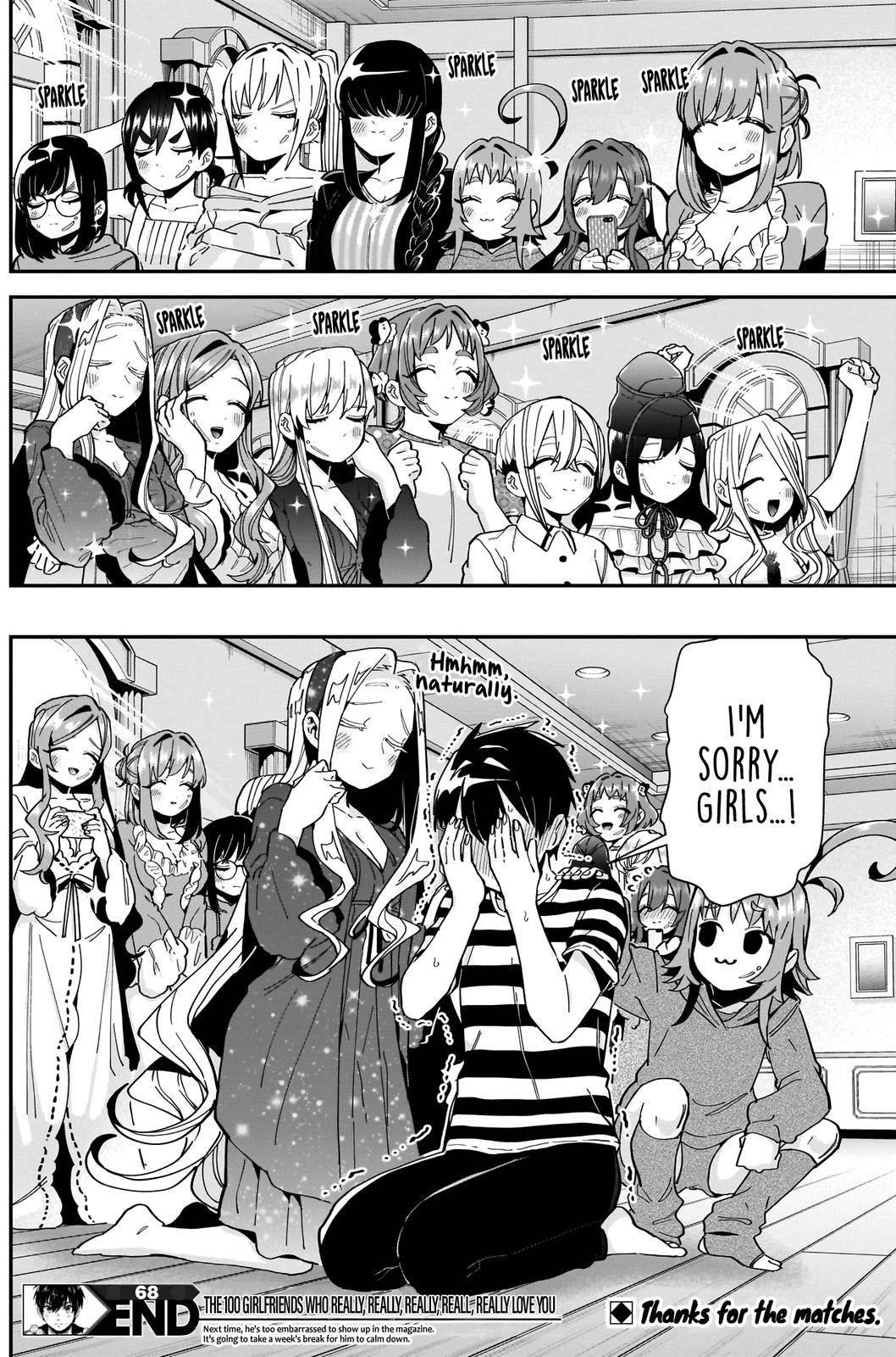 The 100 Girlfriends Who Really, Really, Really, Really, Really Love You Chapter 68 - Page 18 in English