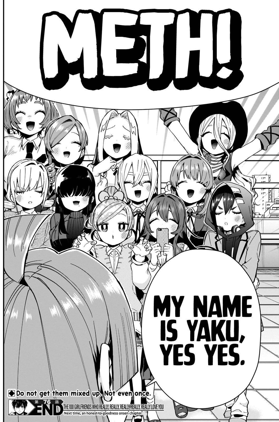 The 100 Girlfriends Who Really, Really, Really, Really, Really Love You Chapter 76 - Page 21 in English