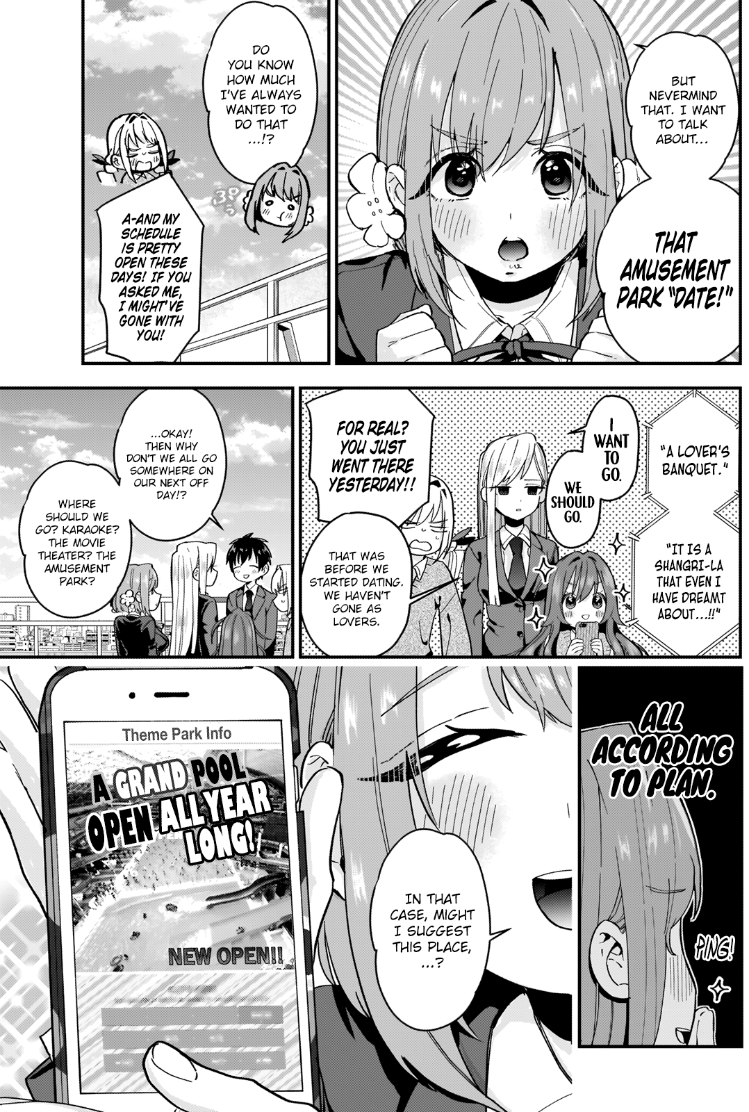 The 100 Girlfriends Who Really, Really, Really, Really, Really Love You Chapter 8 - Page 3 in English