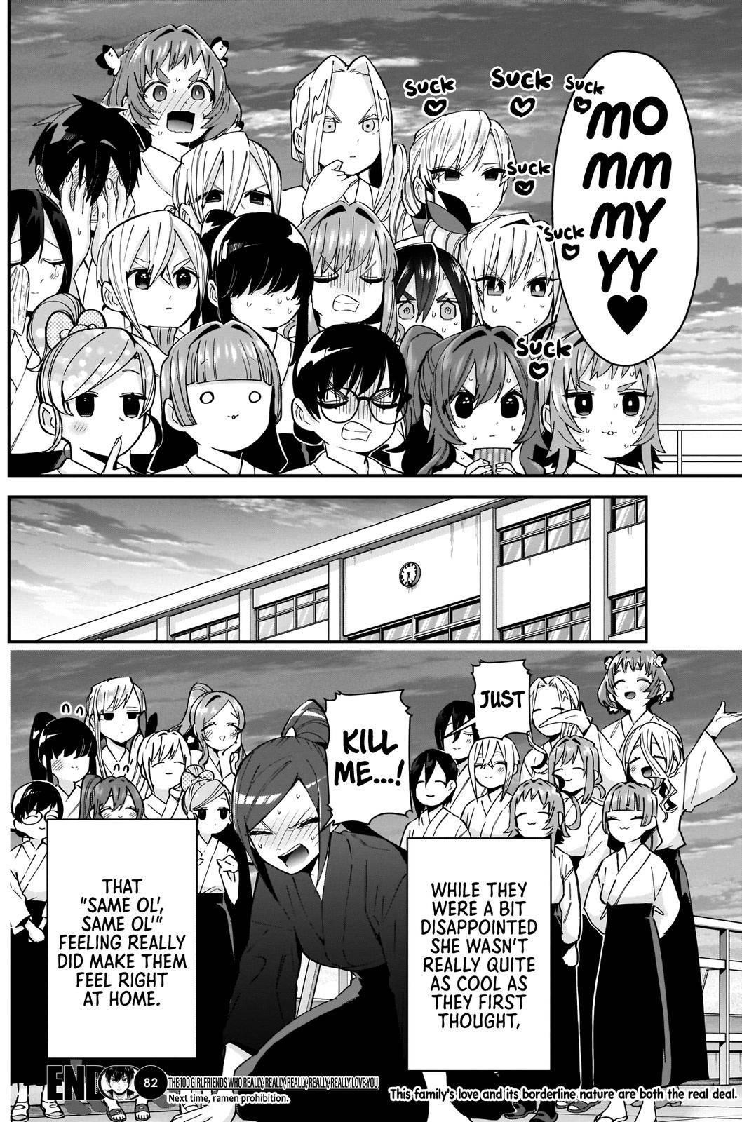 The 100 Girlfriends Who Really, Really, Really, Really, Really Love You Chapter 82 - Page 20 in English