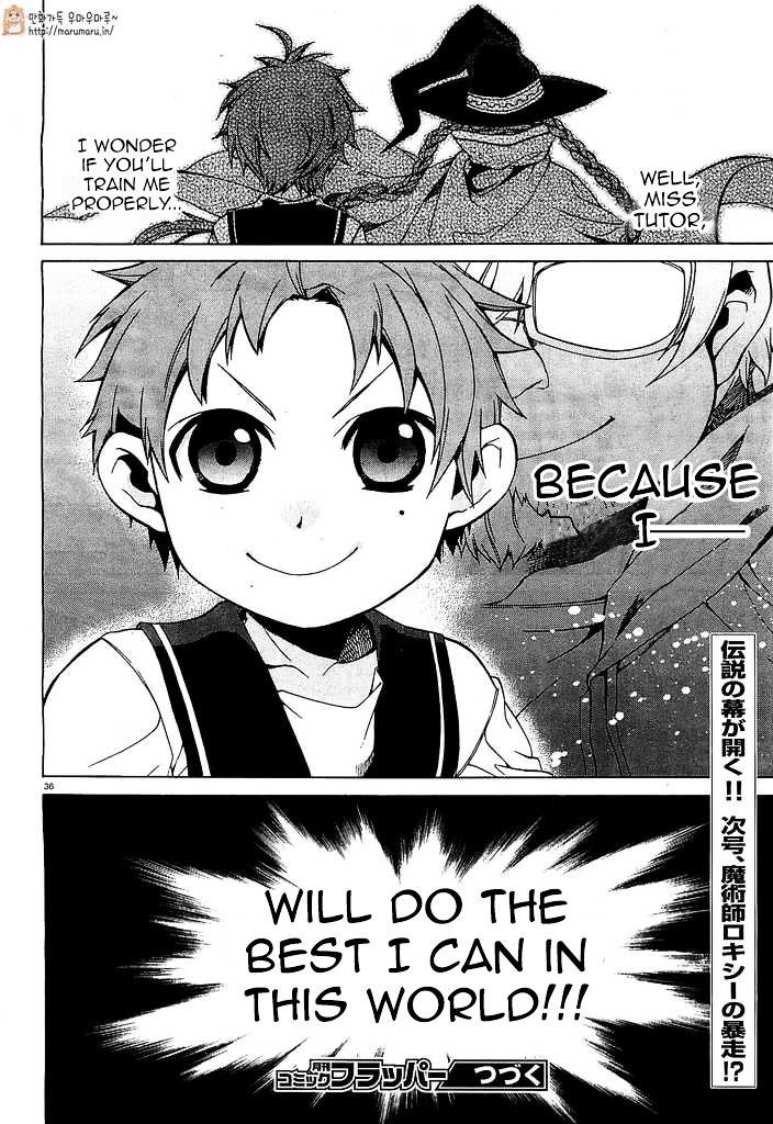Mushoku Tensei – Isekai Ittara Honki Dasu Chapter 1 - Page 38 in English